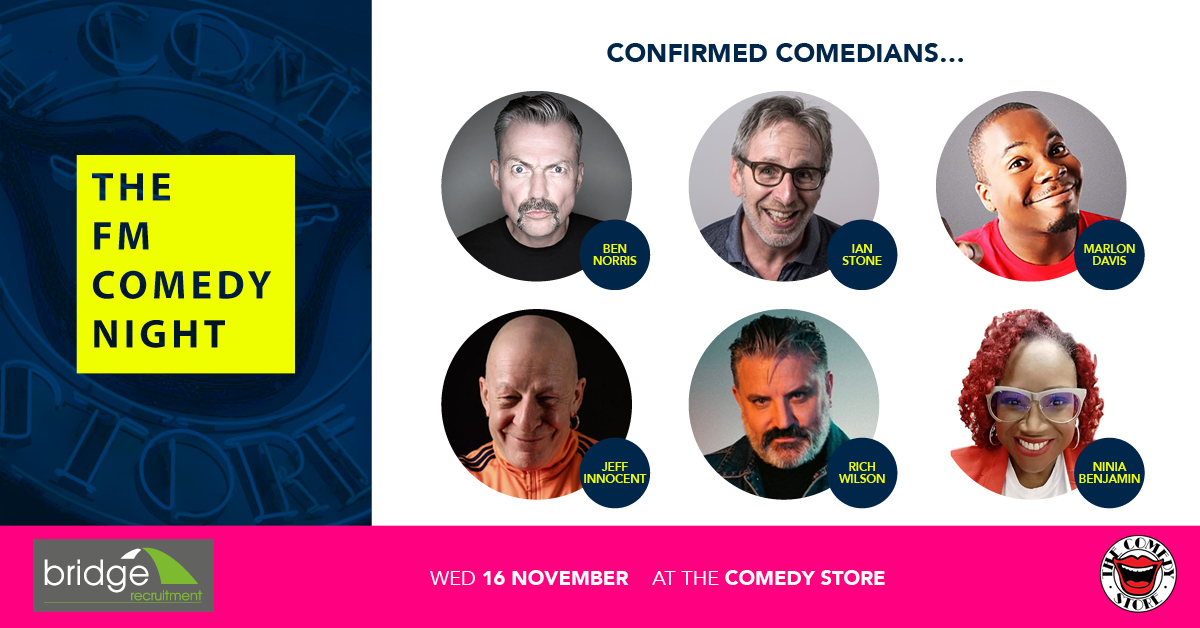 Bridge Comedy Confirmed Comedians